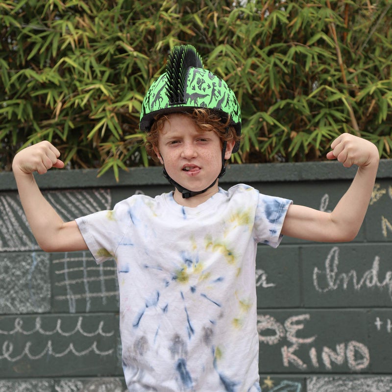 Raskullz Skelosaurus Toddler Helmet 3+, Green/Black, 48-52 cm - Image 2